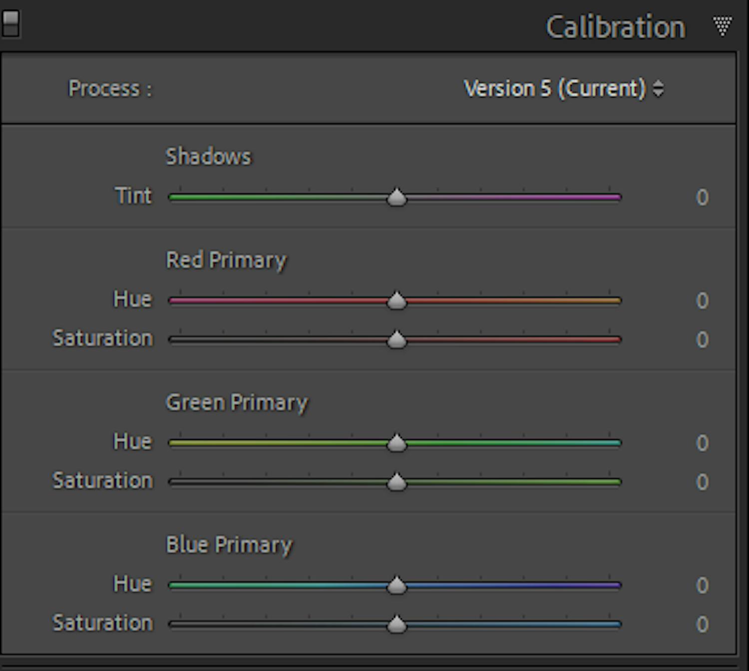 Farveredigeringsværktøj i billedbehandlingsprogrammet Lightroom